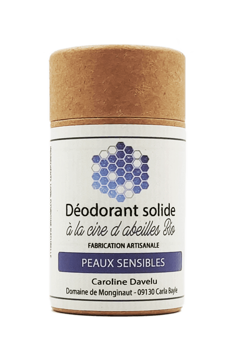 Déodorant solide à la cire d'abeilles BIO